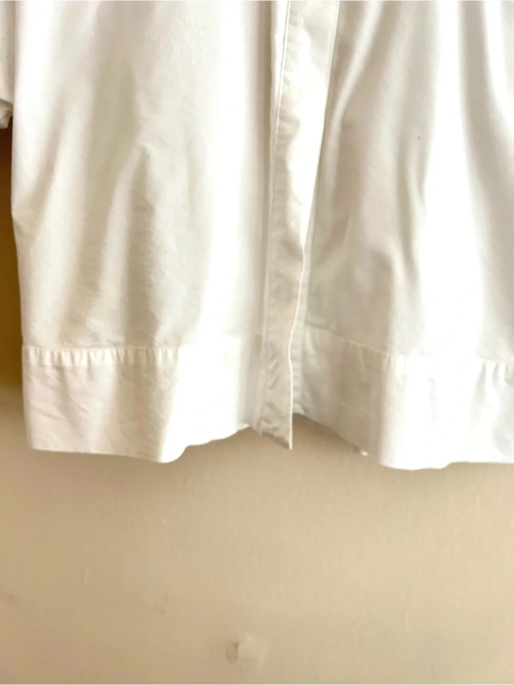 LOFT White Classic Collared Button-Down Shirt - Picture 4 of 5